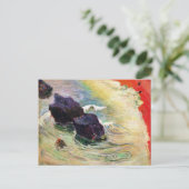 Paul Gauguin | De golf Briefkaart (Staand voorkant)