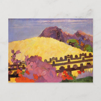 Paul Gauguin - De heilige berg Briefkaart