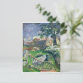Paul Gauguin | De Houten Gate of de Varkenshouder, Briefkaart (Staand voorkant)