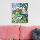 Paul Gauguin | De Houten Gate of de Varkenshouder, Canvas Afdruk (Insitu (Woonkamer))