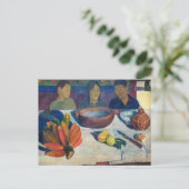 Paul Gauguin - De Maaltijd / Bananen Briefkaart (Staand voorkant)