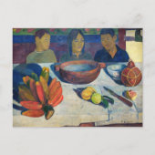 Paul Gauguin - De Maaltijd / Bananen Briefkaart (Voorkant)
