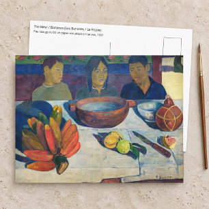 Paul Gauguin - De Maaltijd / Bananen Briefkaart
