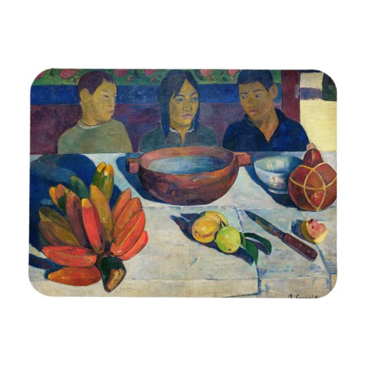 Paul Gauguin - De maaltijd / Bananen Magneet (Horizontaal)