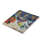 Paul Gauguin - De maaltijd / Bananen Tegeltje (Zijkant)