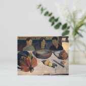 Paul Gauguin - De maaltijden Briefkaart (Staand voorkant)