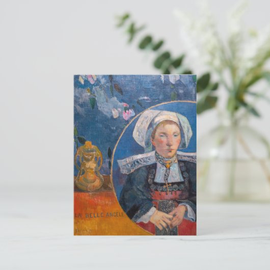 Paul Gauguin - De mooie engel, Pont-aven Briefkaart (Staand voorkant)