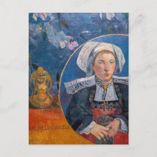 Paul Gauguin - De mooie engel, Pont-aven Briefkaart (Voorkant)