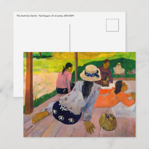 Paul Gauguin - De Siësta Briefkaart