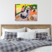 Paul Gauguin - De Siësta Canvas Afdruk (Insitu (Slaapkamer))