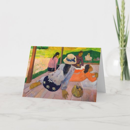 Paul Gauguin - De Siesta Kaart (Voorkant)
