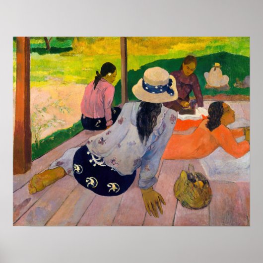 Paul Gauguin - De Siësta Poster (Voorkant)