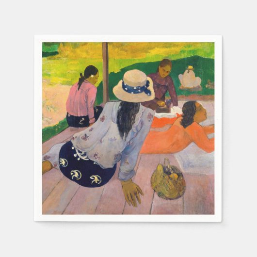 Paul Gauguin - De Siësta Servet (Voorkant)