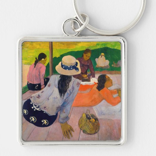 Paul Gauguin - De Siesta Sleutelhanger (Voorkant)