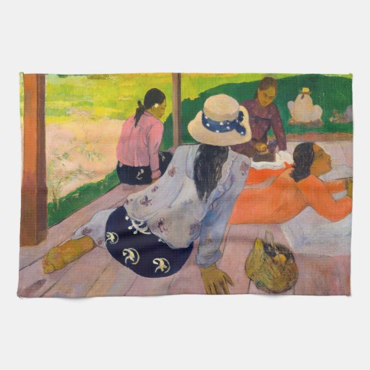 Paul Gauguin - De Siesta Theedoek (Horizontaal)