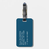 Paul Gauguin - De voorouders van Tehamana Bagagelabel (Achterkant verticaal)