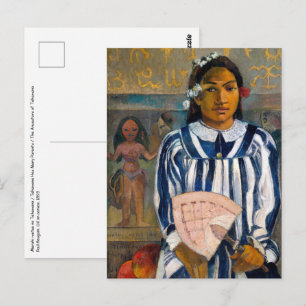 Paul Gauguin - De voorouders van Tehamana Briefkaart