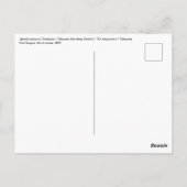 Paul Gauguin - De voorouders van Tehamana Briefkaart (Achterkant)