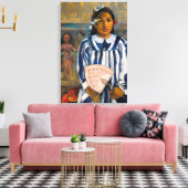 Paul Gauguin - De voorouders van Tehamana Canvas Afdruk (Insitu (Woonkamer))