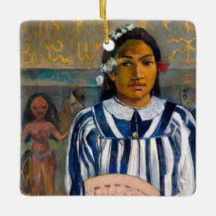 Paul Gauguin - De voorouders van Tehamana Keramisch Ornament
