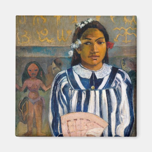 Paul Gauguin - De voorouders van Tehamana Magneet (Voorkant)