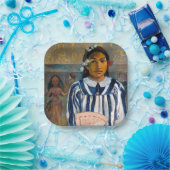 Paul Gauguin - De voorouders van Tehamana Papieren Bordje (Feest)