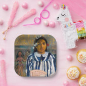 Paul Gauguin - De voorouders van Tehamana Papieren Bordje (Feest)