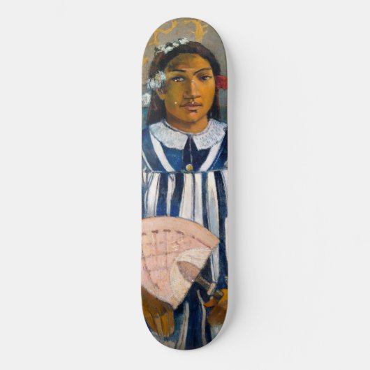 Paul Gauguin - De voorouders van Tehamana Persoonlijk Skateboard (Voorkant)
