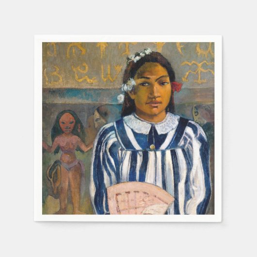 Paul Gauguin - De voorouders van Tehamana Servet (Voorkant)