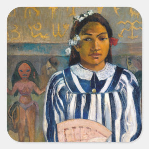 Paul Gauguin - De voorouders van Tehamana Vierkante Sticker