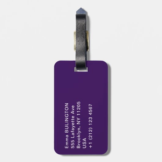 Paul Gauguin - Door het Zee / Fatata te Miti Bagagelabel (Achterkant verticaal)