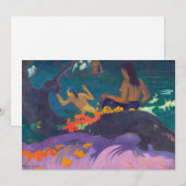 Paul Gauguin - Door het Zee / Fatata te Miti Bedankkaart (Voorkant / Achterkant)