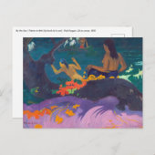 Paul Gauguin - Door het Zee / Fatata te Miti Briefkaart (Voorkant / Achterkant)