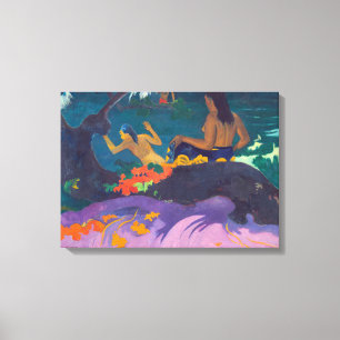Paul Gauguin - Door het Zee / Fatata te Miti Canvas Afdruk