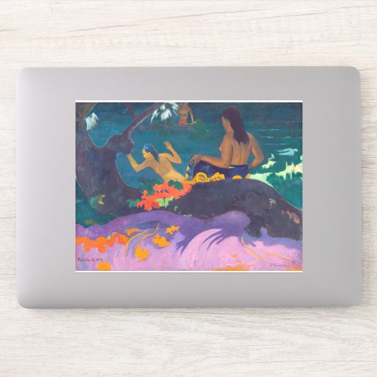 Paul Gauguin - Door het Zee / Fatata te Miti Sticker (Computer)