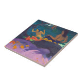 Paul Gauguin - Door het Zee / Fatata te Miti Tegeltje (Zijkant)