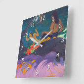 Paul Gauguin - Door het Zee / Fatata te Miti Vierkante Klok (Hoek)