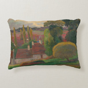 Paul Gauguin - Een Boerderij in Bretagne Decoratief Kussen