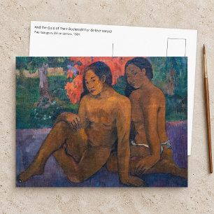 Paul Gauguin - En de goud van hun lichamen Briefkaart