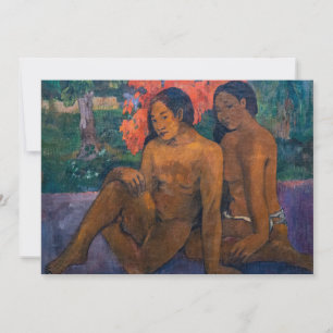 Paul Gauguin en het goud van hun lichamen Bedankkaart