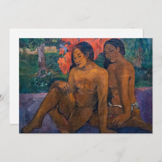 Paul Gauguin en het goud van hun lichamen Bedankkaart (Voorkant / Achterkant)