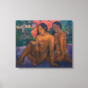 Paul Gauguin - En het goud van hun lichamen Canvas Afdruk