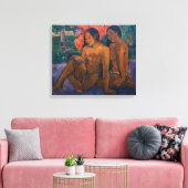 Paul Gauguin en het goud van hun lichamen Canvas Afdruk (Insitu (Woonkamer))