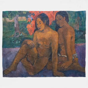 Paul Gauguin en het goud van hun lichamen Fleece Deken