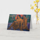 Paul Gauguin en het goud van hun lichamen Kaart (Gele Bloem)