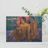 Paul Gauguin en het goud van hun lichamen Kaart (Staand voorkant)