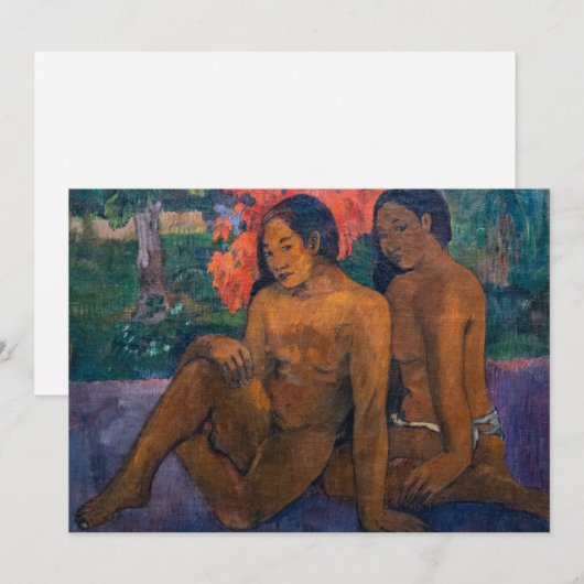 Paul Gauguin en het goud van hun lichamen Kaart (Voorkant / Achterkant)
