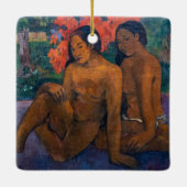 Paul Gauguin en het goud van hun lichamen Keramisch Ornament (Achterkant)