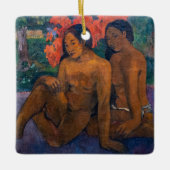 Paul Gauguin en het goud van hun lichamen Keramisch Ornament (Voorkant)