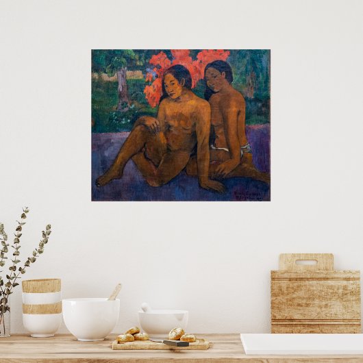 Paul Gauguin en het goud van hun lichamen Poster (Keuken)